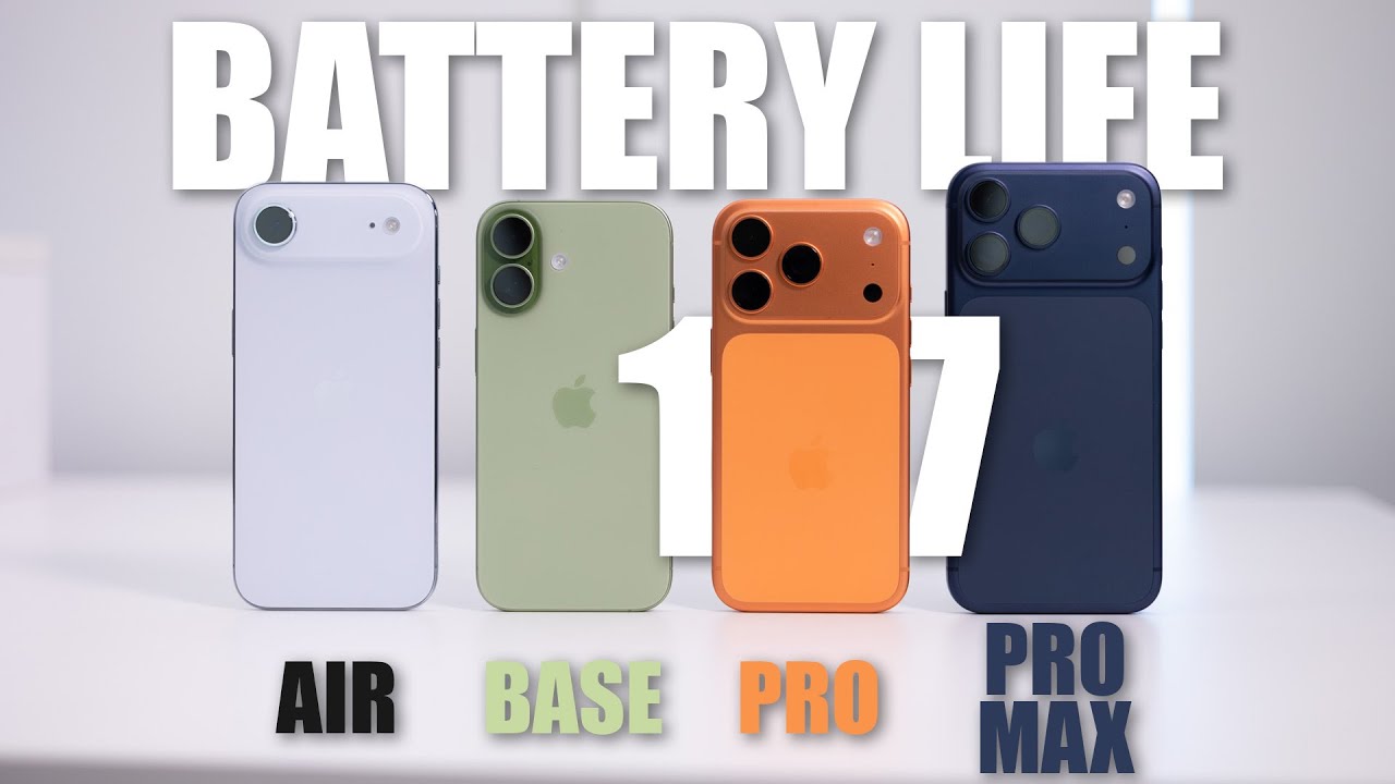 Тест аккумулятора iPhone 17