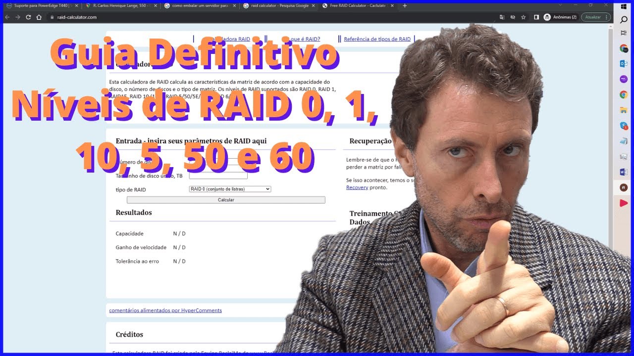 Guia Definitivo Níveis de RAID 0, 1, 10, 5, 50 e 60. Isso que é pensar em missão crítica!!!! 🚀🚀🚀👊🏻👊🏻