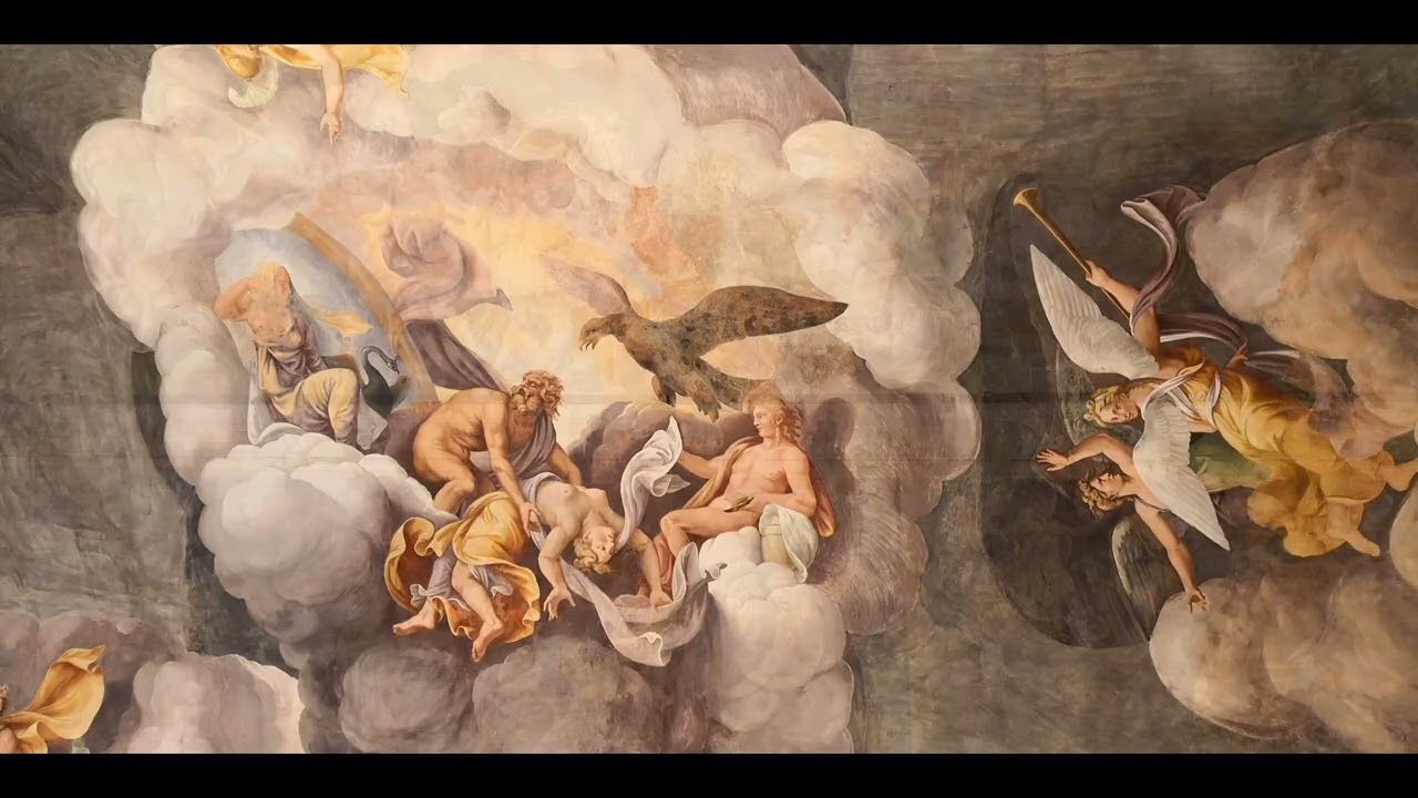 Mantova 2019, 2/6: Mantova: battello, Castello S.Giorgio, Camera degli Sposi, Palazzo Ducale, centro