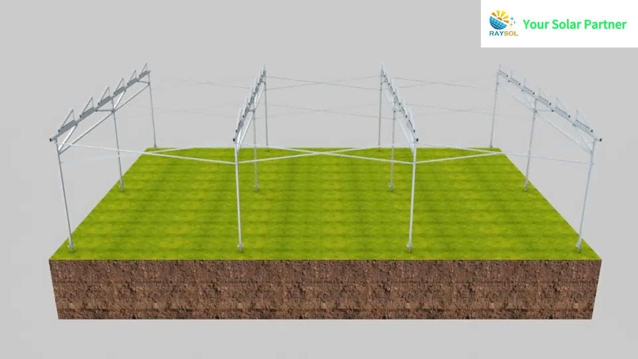 Agrivoltaics mounting installation #Agrivoltaic, #solarmounting ,#solarpower