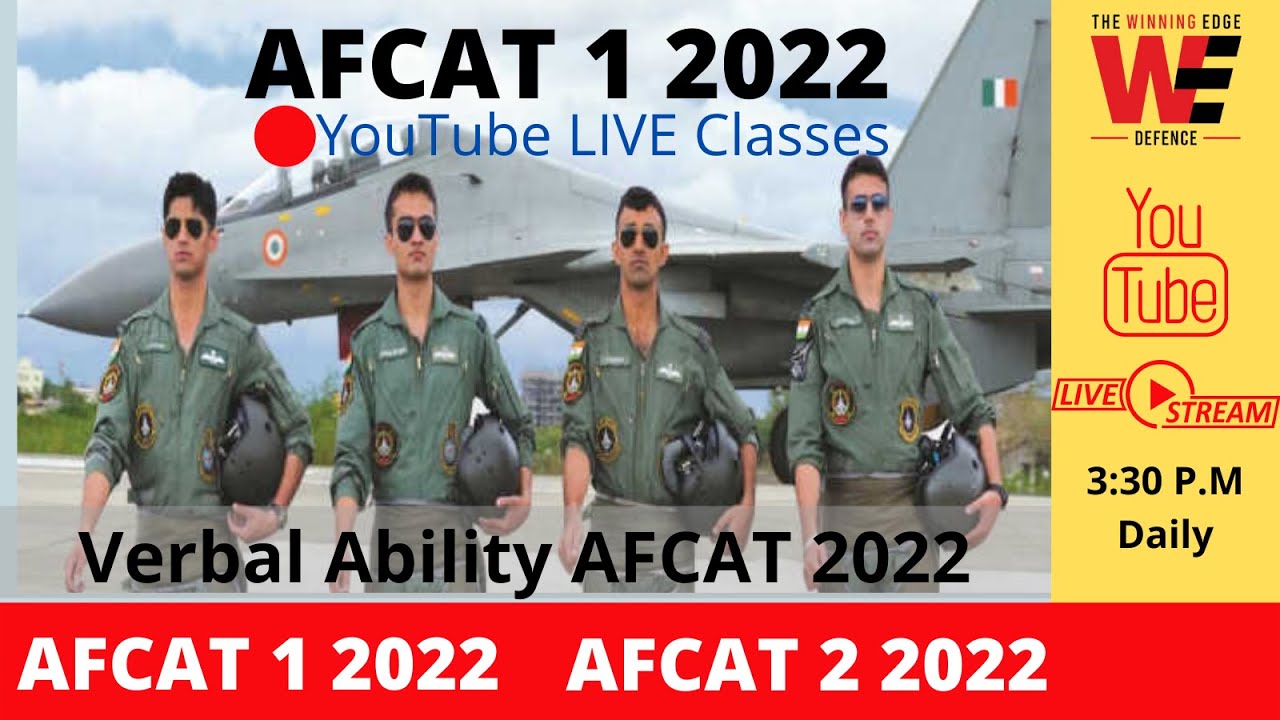 Verbal Ability AFCAT 2022 | AFCAT 1 2022 Expected Questions || AFCAT 1 2022