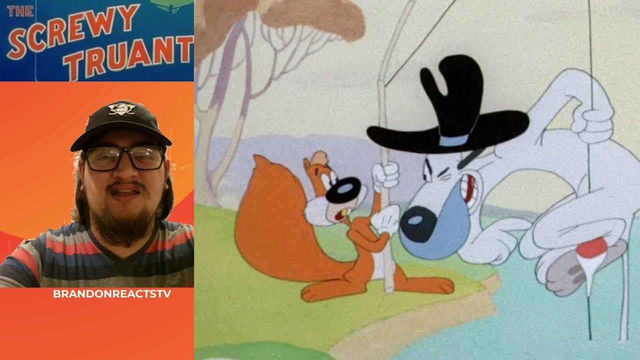 Tex Avery: The Screwy Truant (1945) – First Time Watching: Can Screwy Squirrel Outwit the Officer?