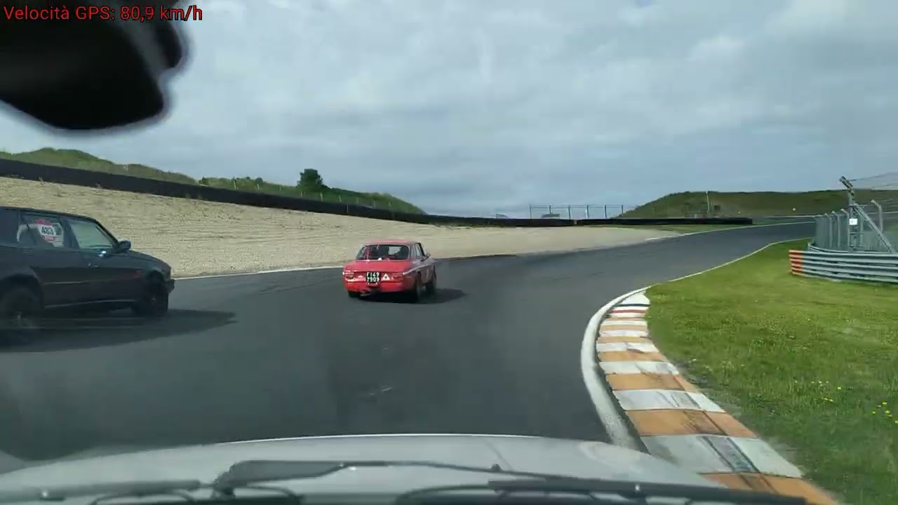 ZANDVOORT 2022 Spettacolo Sportivo ALFETTA GTV 2000 L senza freni... pompa bollita
