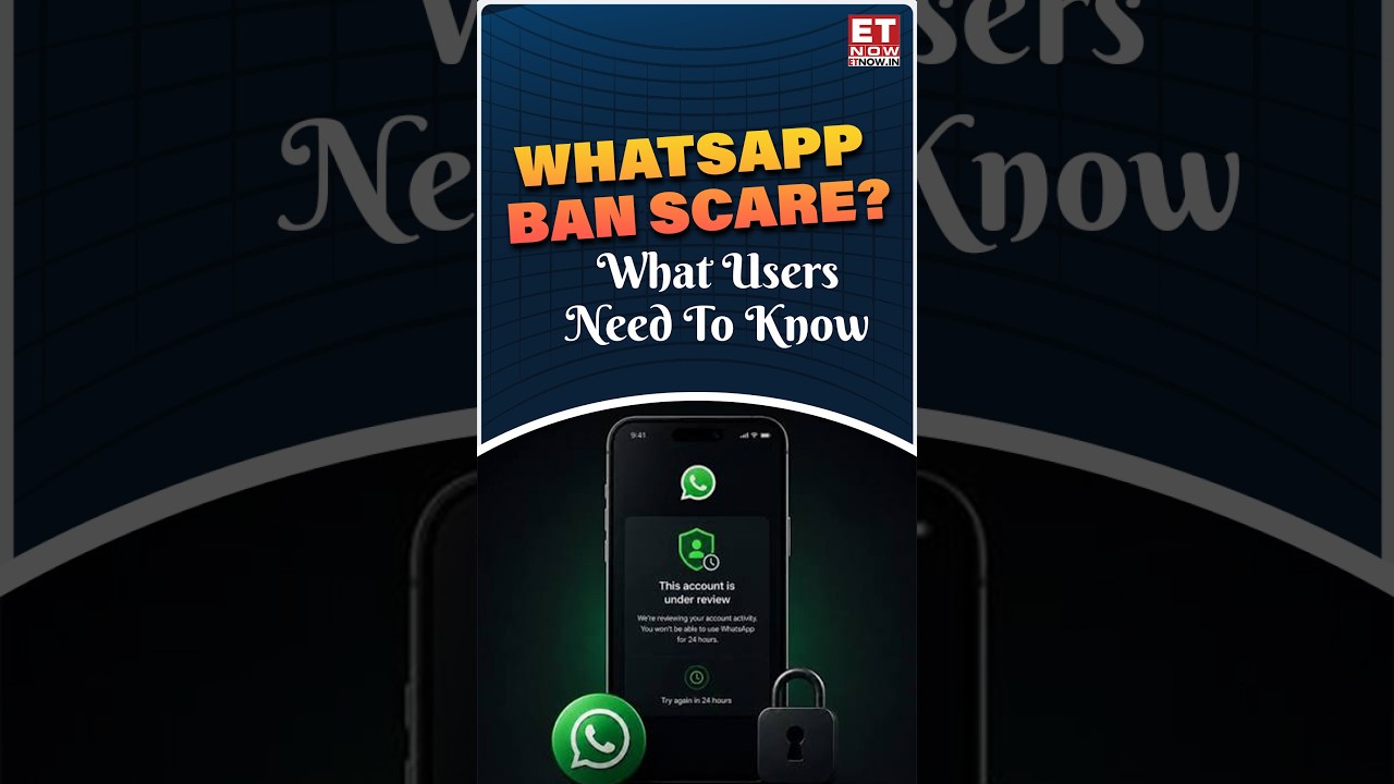 Пользователи WhatsApp в шоке: аккаунты блокируют на проверку. Что нужно знать | ET Now #shorts