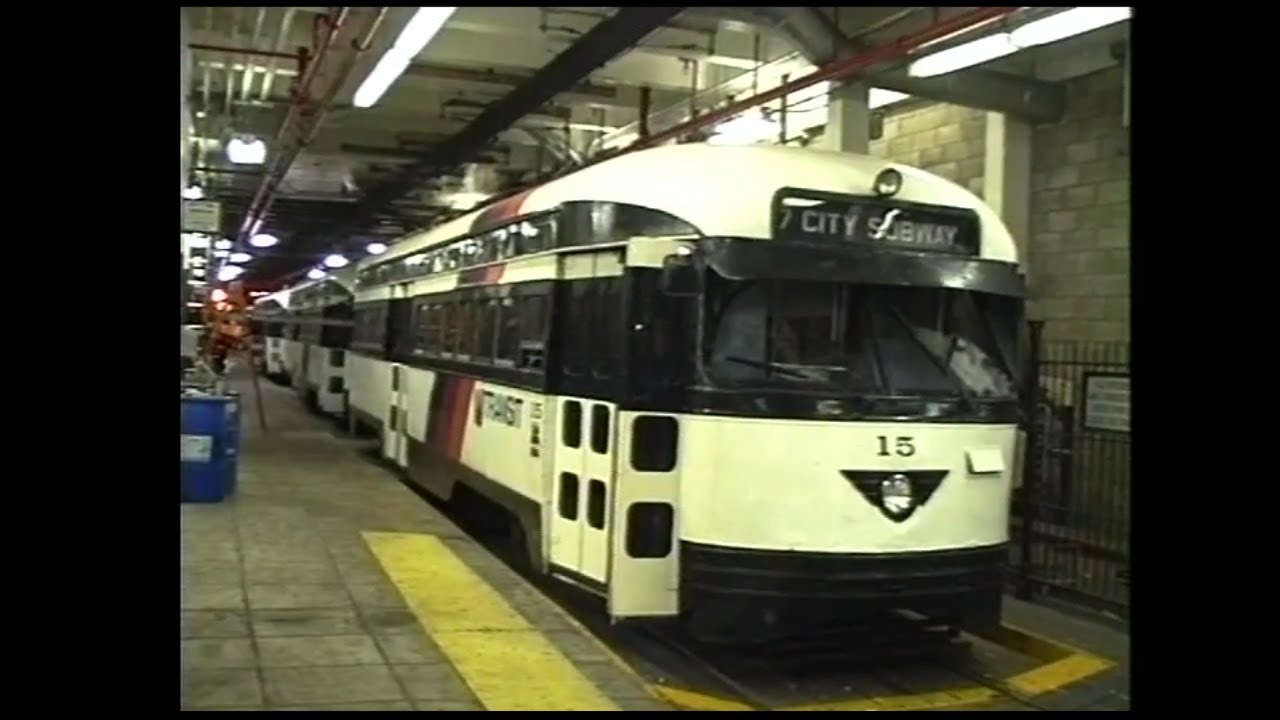 Newark City Subway PCC cars