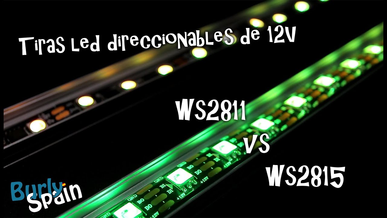 &iexcl;De cabeza a por los 12V! WS2811 vs WS2815... Duelo de tiras led direccionables. Fight!