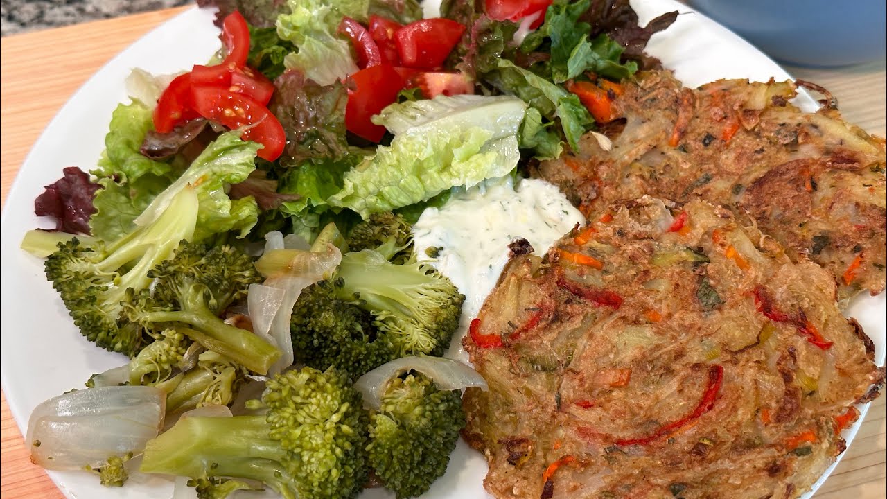 Veggies pancakes - Gerson Therapy meal