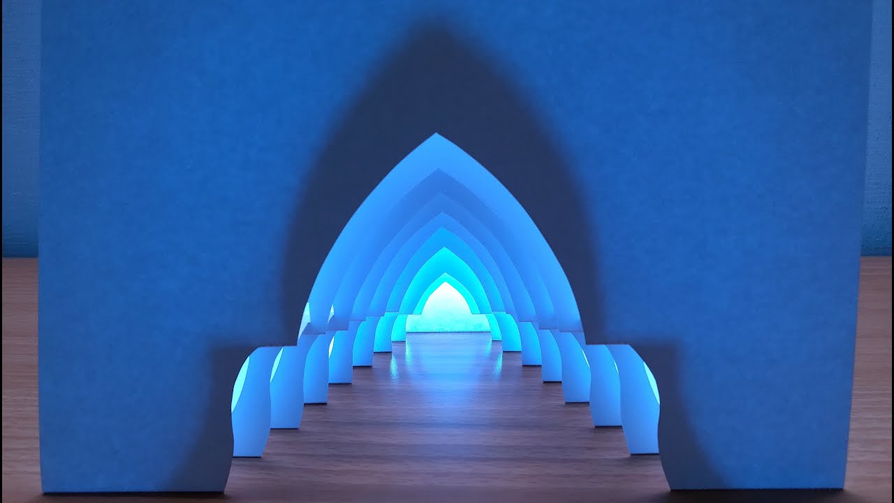 3D Dream church card｜Paper Crafts｜Paper Art｜Pop Up Design｜Origami｜Kirigami Art｜3D夢幻教堂卡片