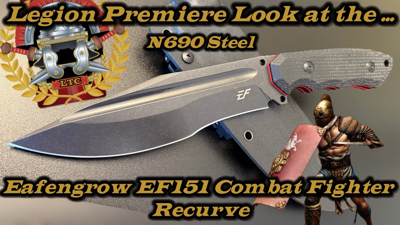 Legion Premiere Look at the Eafengrow EF151 combat fighter recurve in N690 Steel!