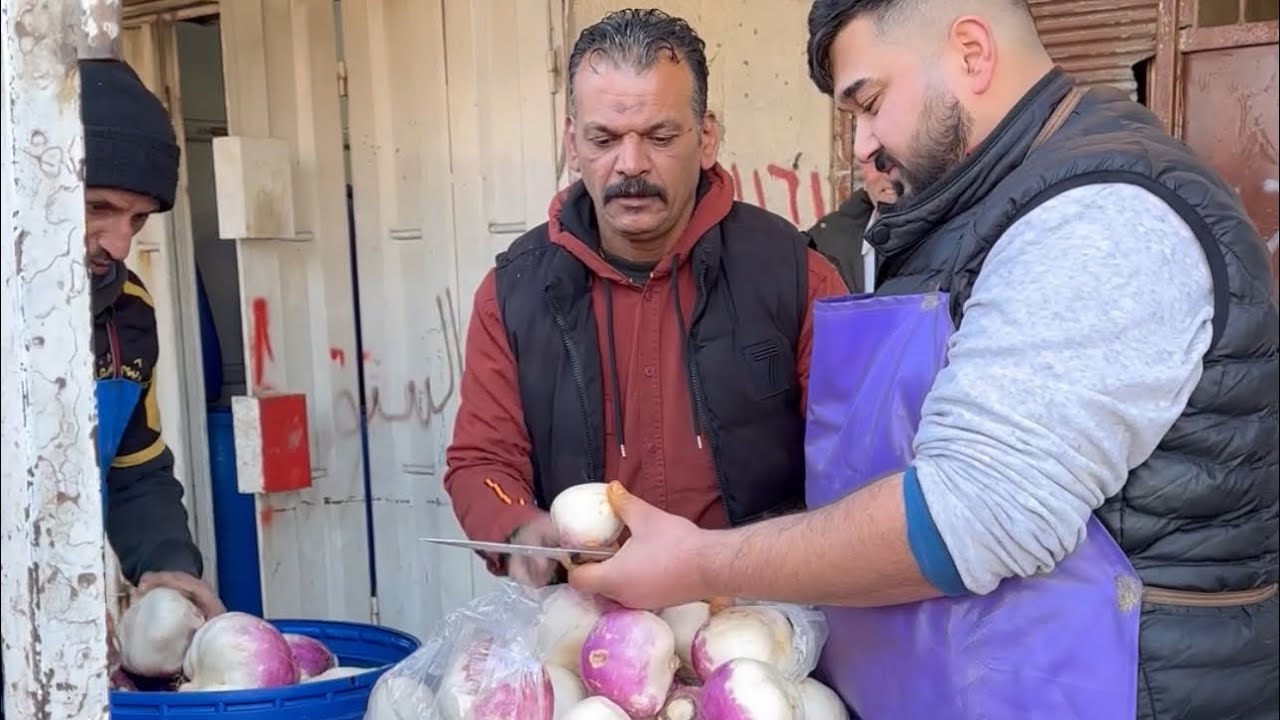 طريقة كبس المخلل العراقي