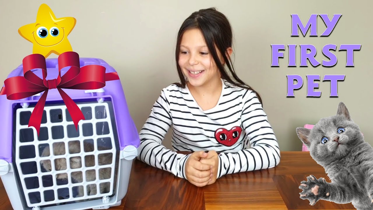 Ceylin'in İlk Kedisi - My First Pet Boy Kitten - Finger Family Lullaby Song for Babies and Children