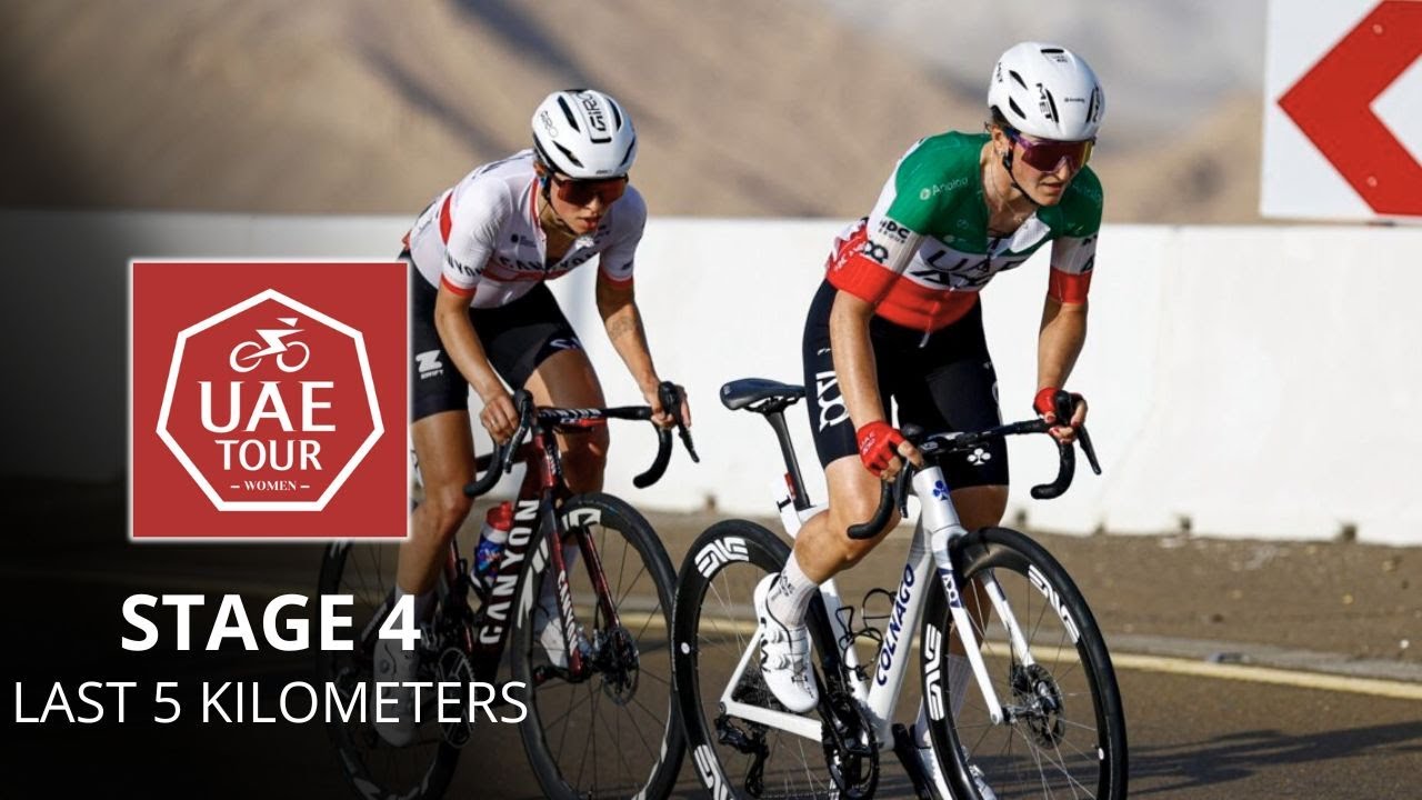 UAE Tour Women 2026 - Stage 4 Last 5 Kilometers - Crazy battle in Jebel Hafeet !