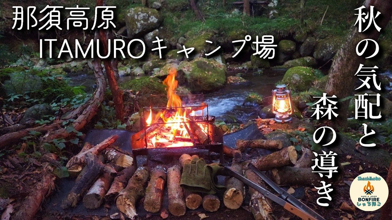 秋の気配と森の導き　那須高原ITAMUROキャンプ場　ソロキャンプの聖地