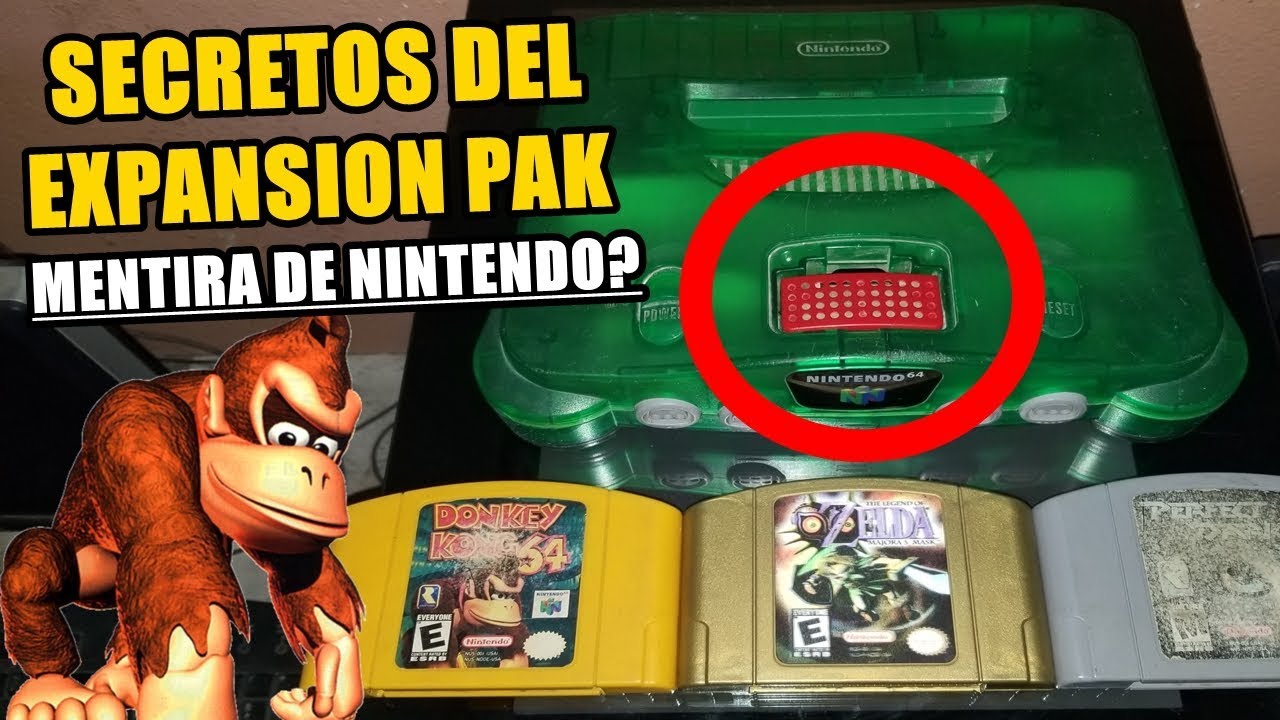 Todos los Secretos del Expansion Pak de Nintendo 64 (N64) una MENTIRA de NINTENDO?