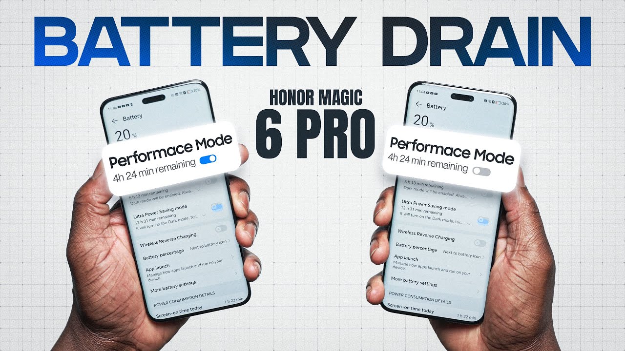 HONOR Magic 6 Pro Battery Drain Test PERFORMANCE MODE ON vs OFF - BIG SURPRISE!