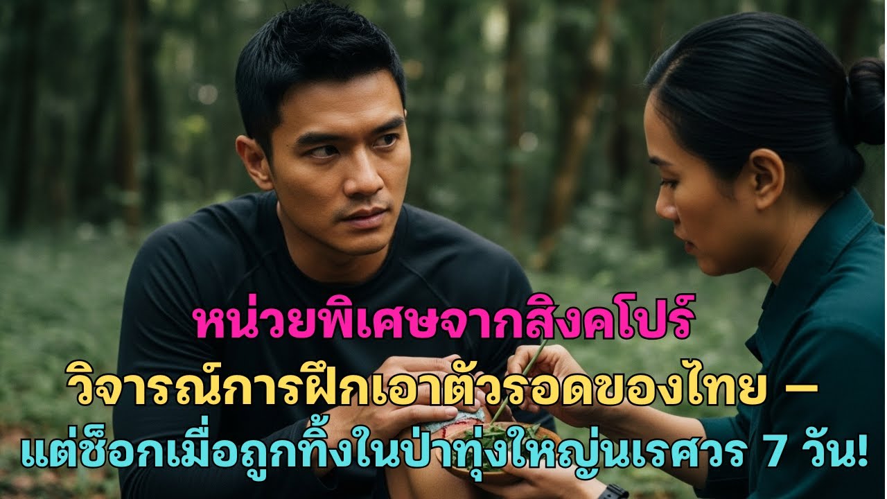 หน่วยพิเศษจากสิงคโปร์วิจารณ์การฝึกเอาตัวรอดของไทย — แต่ช็อกเมื่อถูกทิ้งในป่าทุ่งใหญ่นเรศวร 7 วัน!