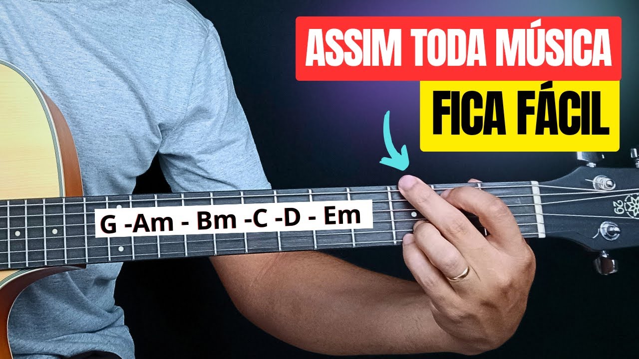 A forma mais RÁPIDA e EFICAZ de aprender CAMPO HARMÔNICO no violão corretamente.