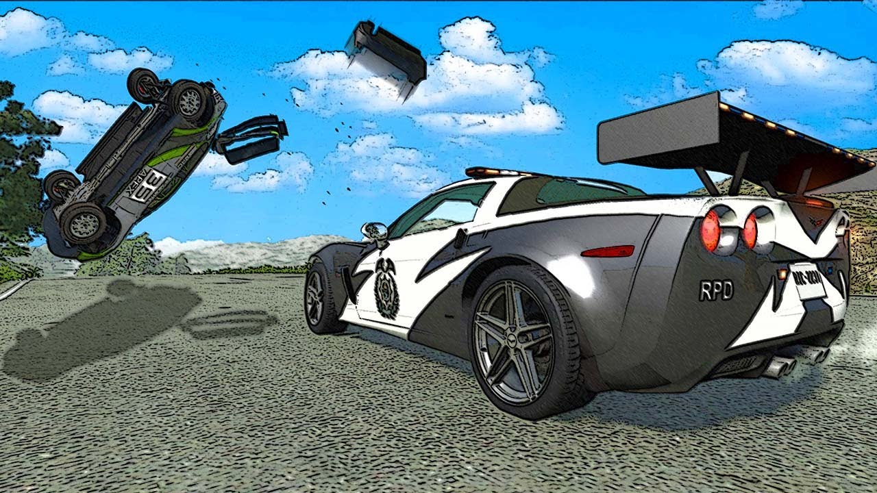 This Cops and Robbers Almost Ruined Our Friendship! (BeamNG Drive MODS Gameplay)