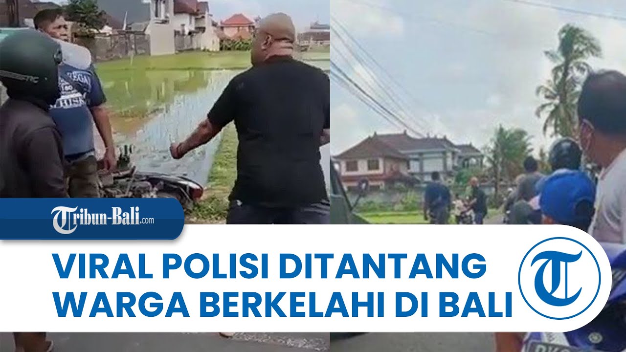 Anggota Polsek Sukawati Ditantang Oknum Warga Berkelahi di Jalan, Kapolsek : Sedang Mediasi