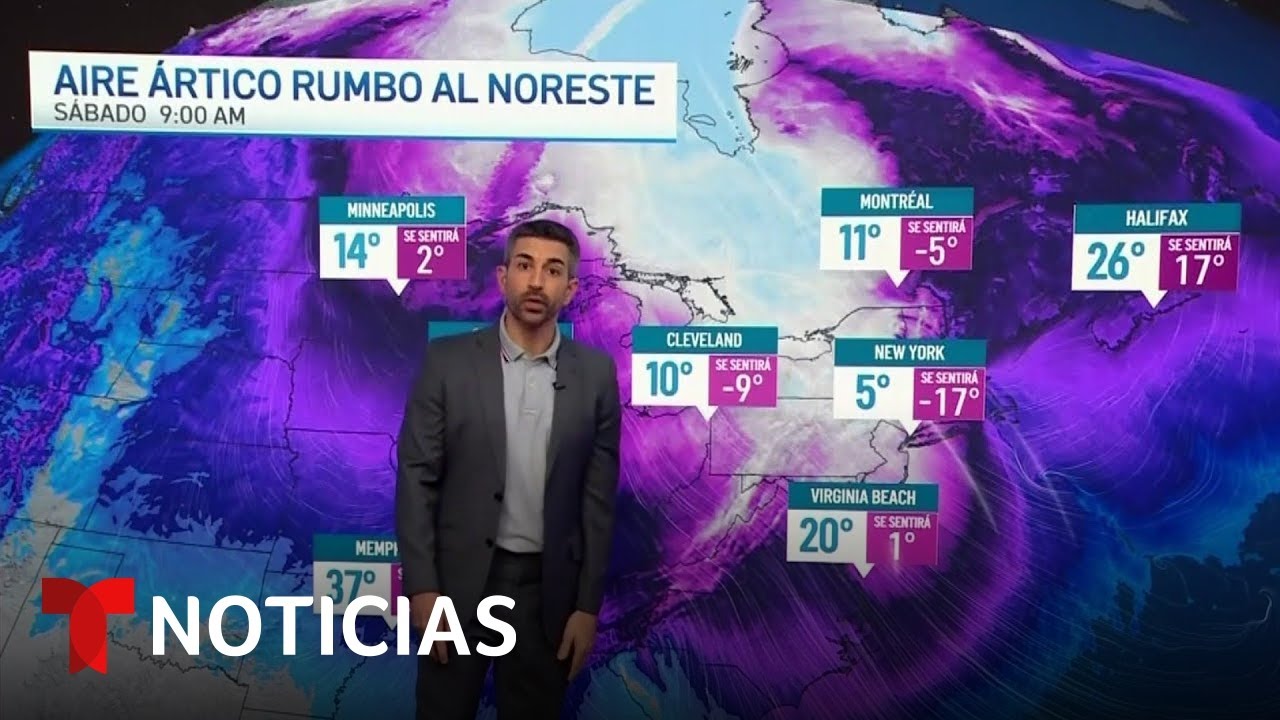 Mal tiempo pone a millones de personas en alerta en Noreste | Noticias Telemundo