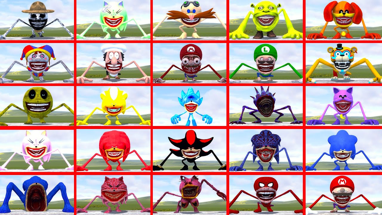 💪Who Is the Strongest In All The Sonic Tapes Family (Shin Sonic Family) in Garry's Mod !? Part 3