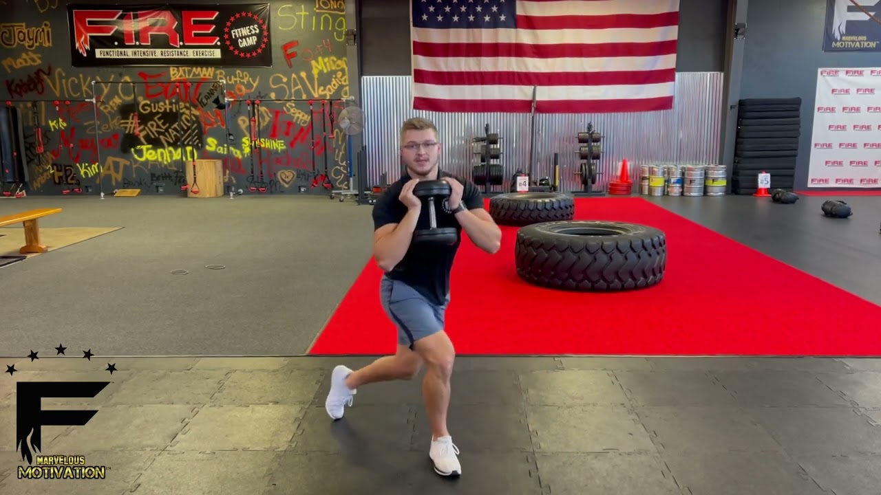 DB Skater Squat