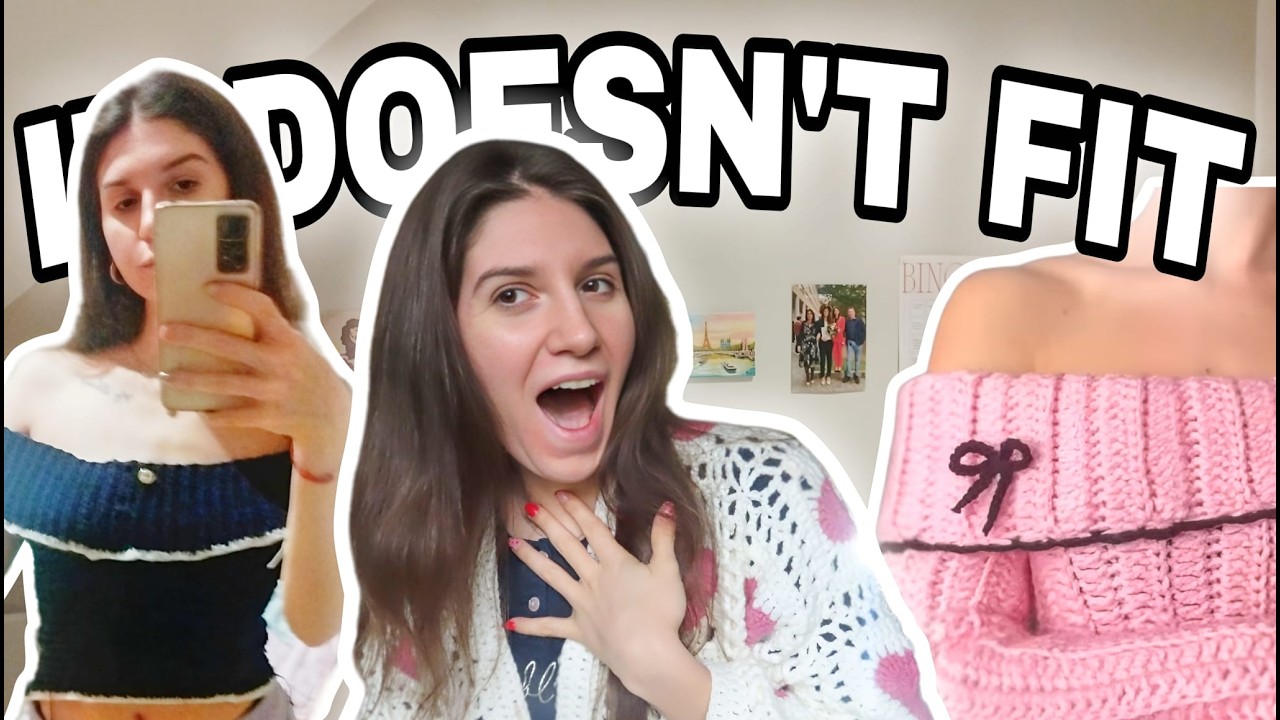 Off the shoulder top UPDATE, PROJECT RESCUE| crochet vlog