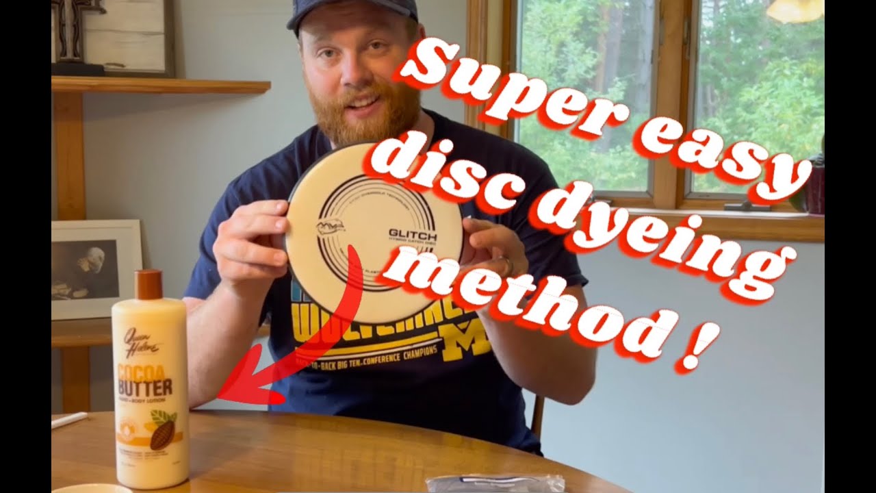 Lotion disc dye method. Super easy!