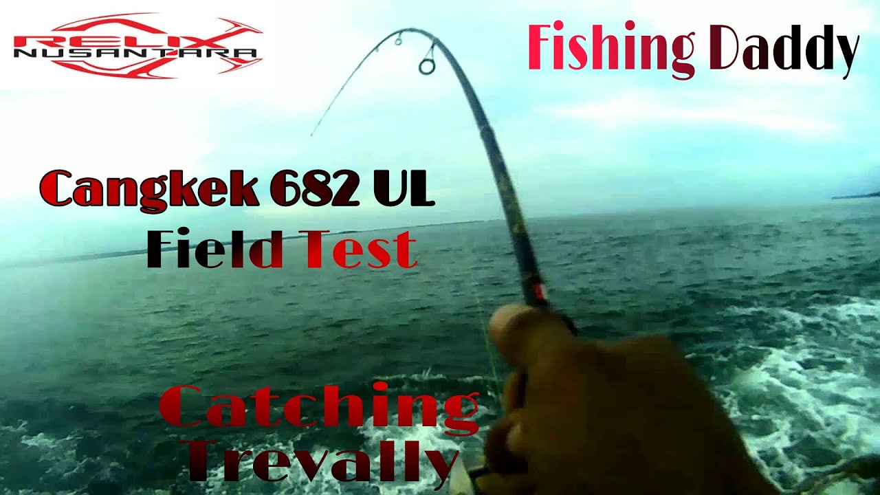 Cangkek 682 Field Test | UltraLight Fishing Philippines | Catching Big Size Trevally