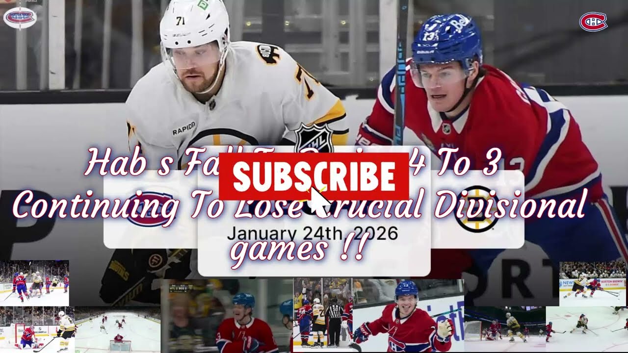 373 Episode Habs Lose 4 To 3 To Bruins !!