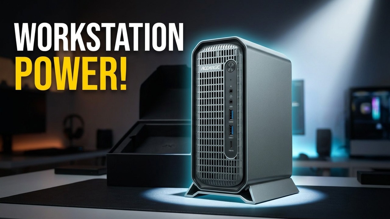 Этот мини-ПК &mdash; настоящая рабочая станция! Acemagic G3A Workstation!
