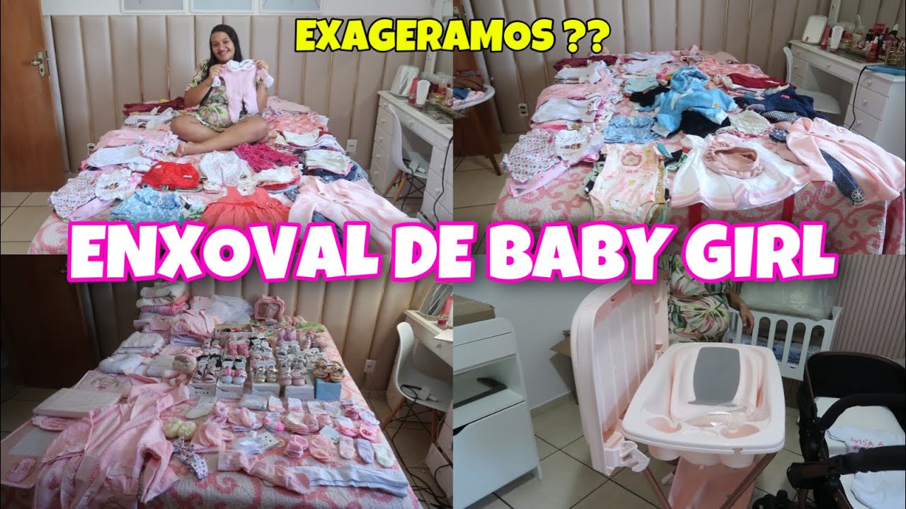EXAGERAMOS NO ENXOVAL DA NOSSA BEBÊ - MOSTRANDO TUDO QUE ELA JA TEM DO ENXOVAL | Dani Mendes
