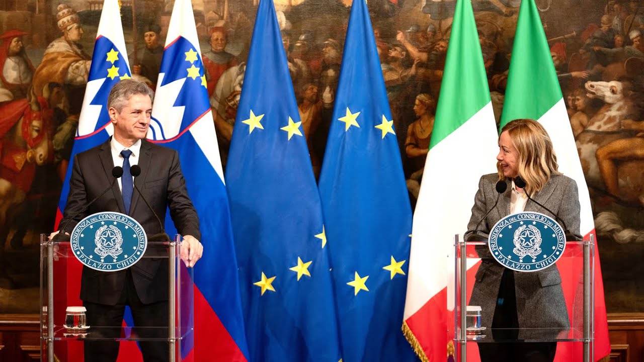 Dichiarazioni congiunte con il Presidente del Governo della Repubblica di Slovenia, Robert Golob