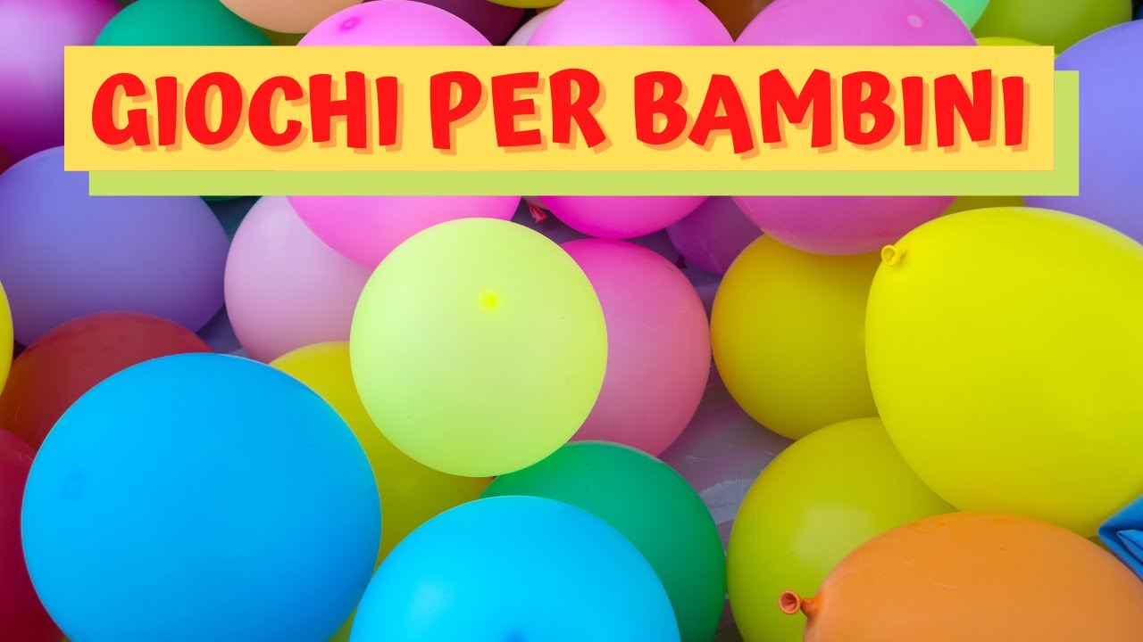 GIOCHI PER FESTE DI COMPLEANNO BAMBINI | Scoppia i palloncini