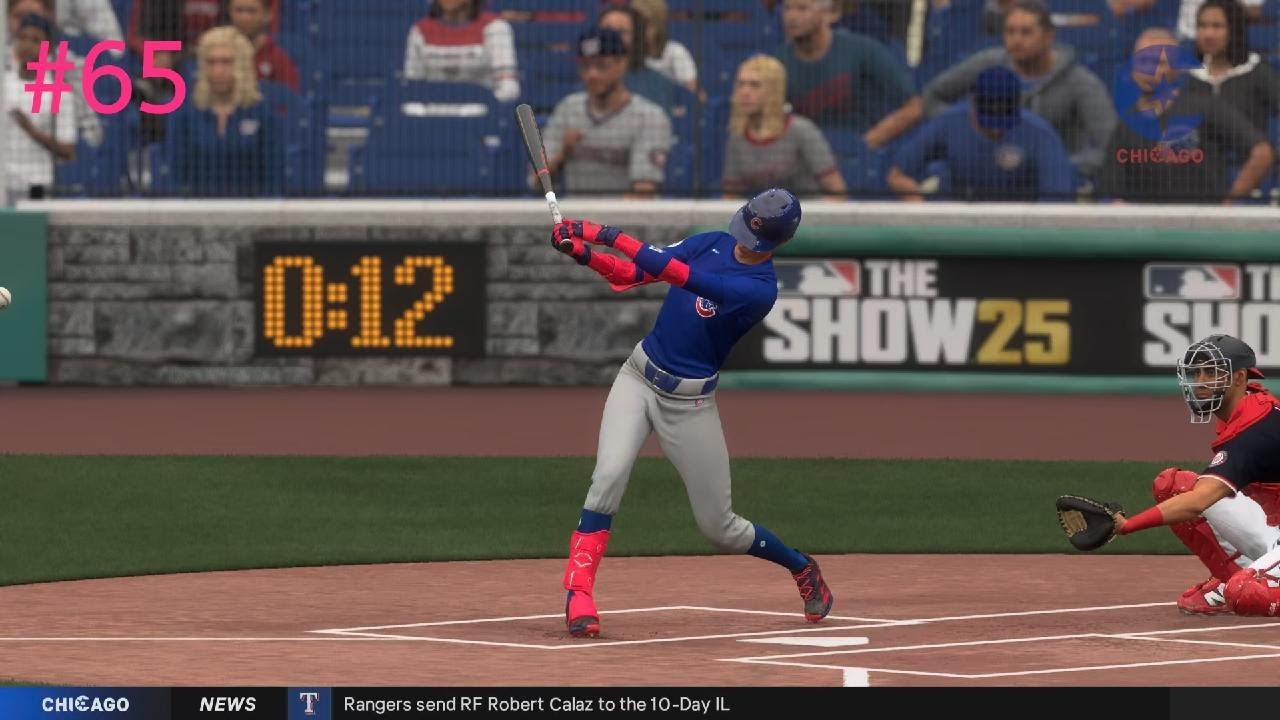MLB The Show 25_2033 MLB Season Cubs @ Nationals Addie Wexler Hit Streak #65