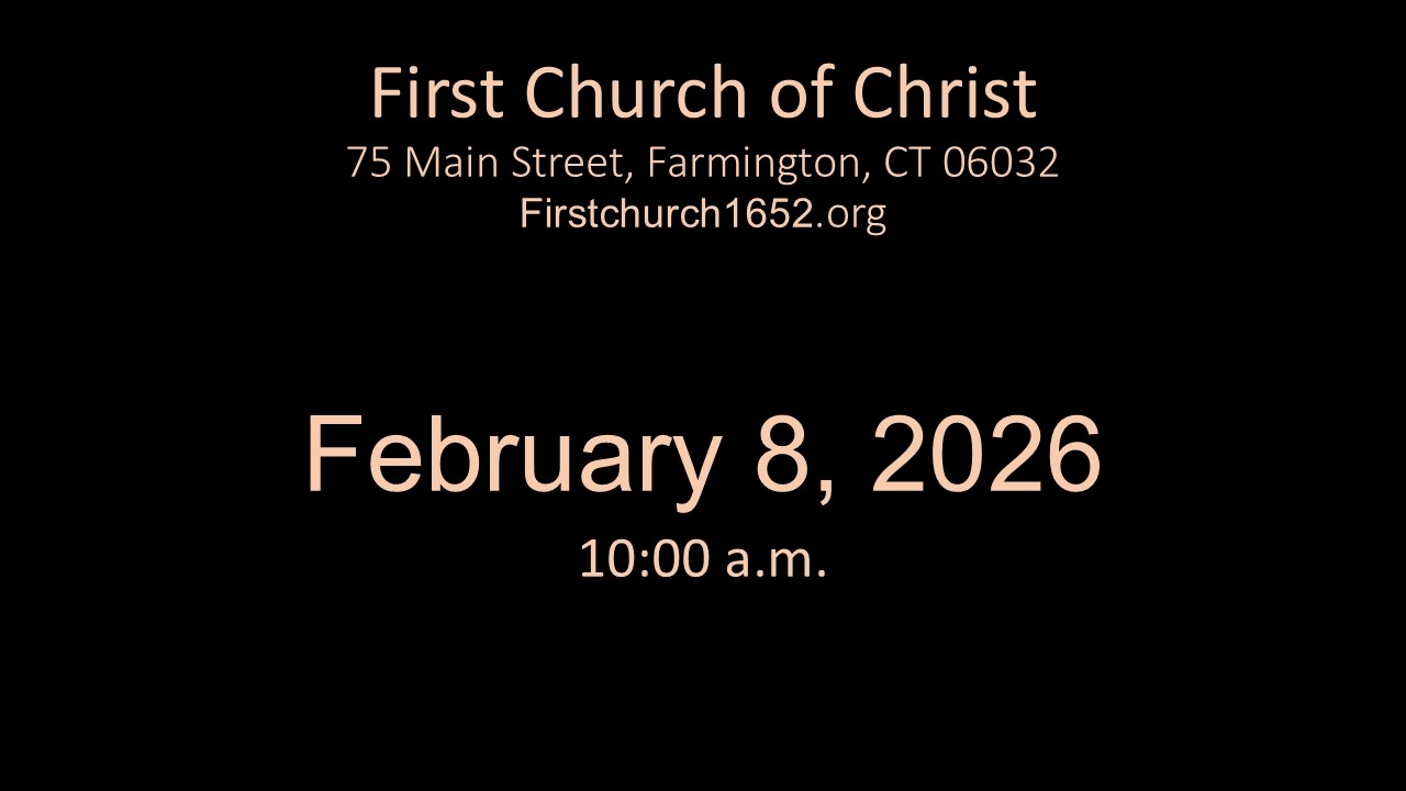 Sunday Worship Service: 2-8-2026