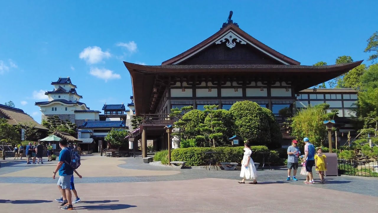 Disney World Walk: EPCOT Japan Pavilion at World Showcase in 4K &middot; Orlando Florida