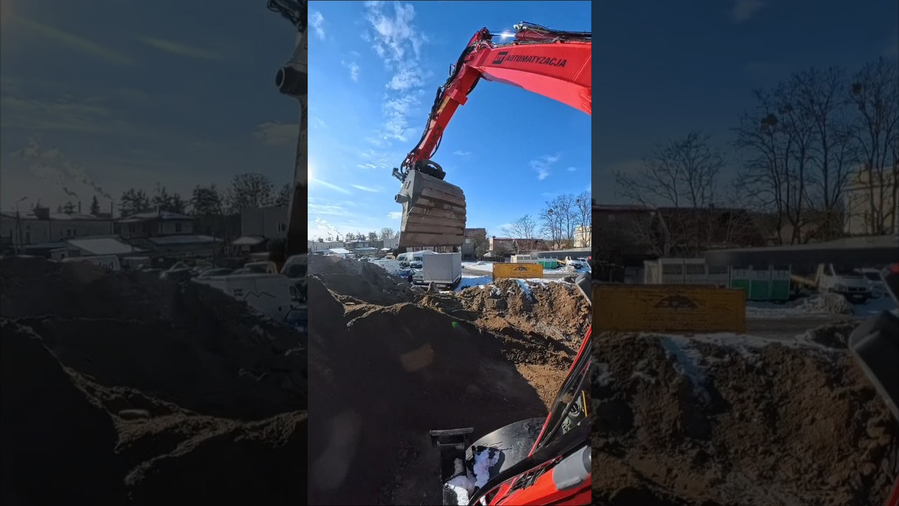 I crush the frost with an MTS recycler #I prefer Volvo #mtsschwabenpower #dtautomatyzacja #oilquick