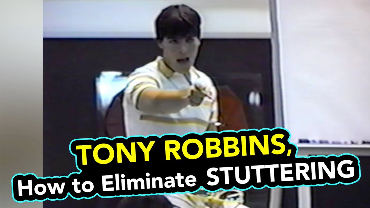 Eliminate Stuttering with Tony Robbins Secret