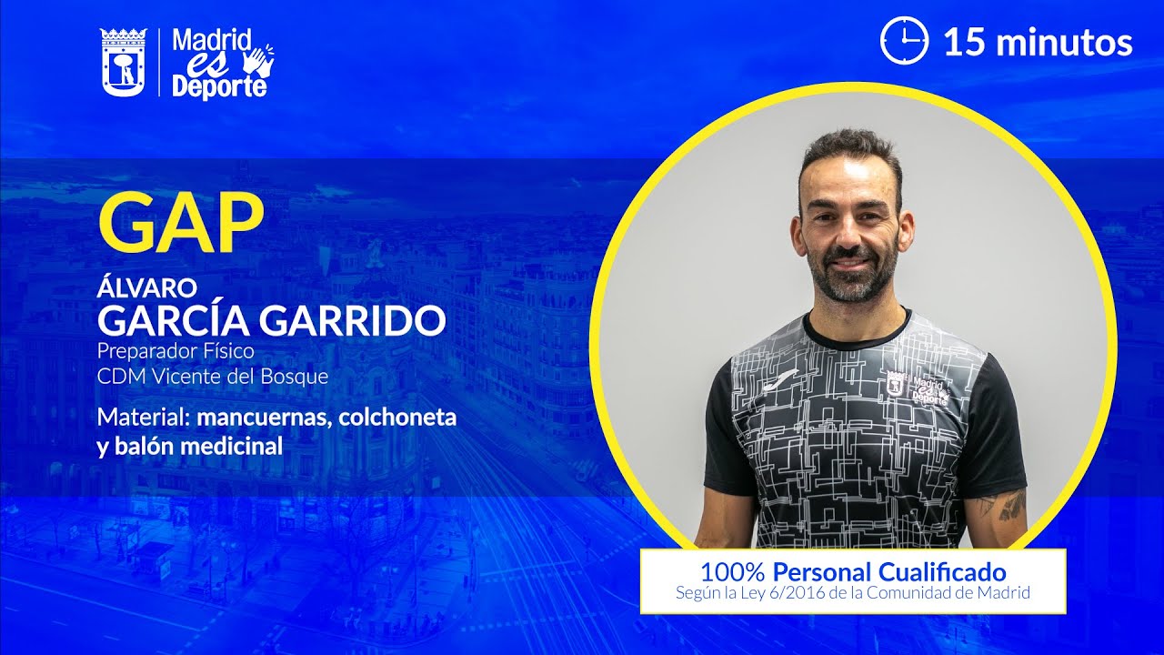 Sesión GAP de 15 minutos - Madrid es Deporte