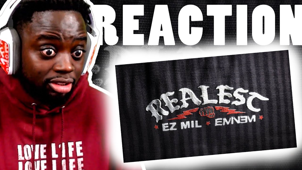 Ez Mil & Eminem - Realest (Official Lyric Video) | REACTION