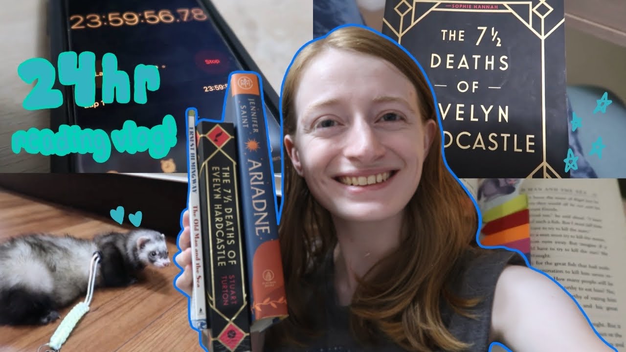 24 hour reading challenge | reading vlog