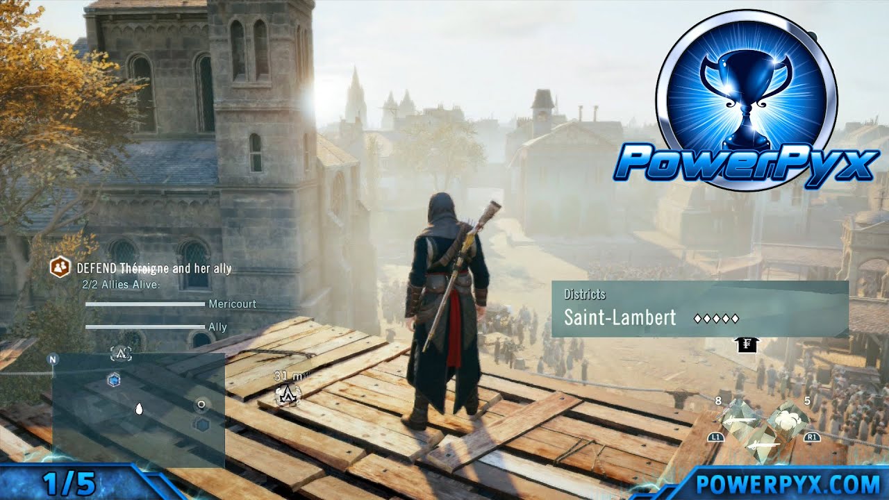 Assassin&rsquo;s Creed Unity - All Sync Point Locations (Co-Op Skill Upgrades) - Women's March
