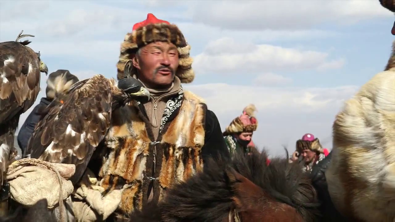 Amazing Mongolian Eagle Festival! Meet one of the hunters of this age old tradition