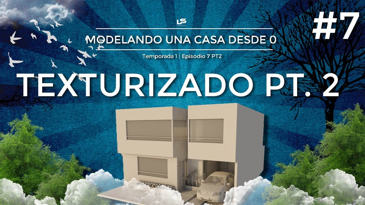 MODELANDO UNA CASA DESDE 0 #7 PT.2 | TEXTURIZADO Y PHOTOSHOP