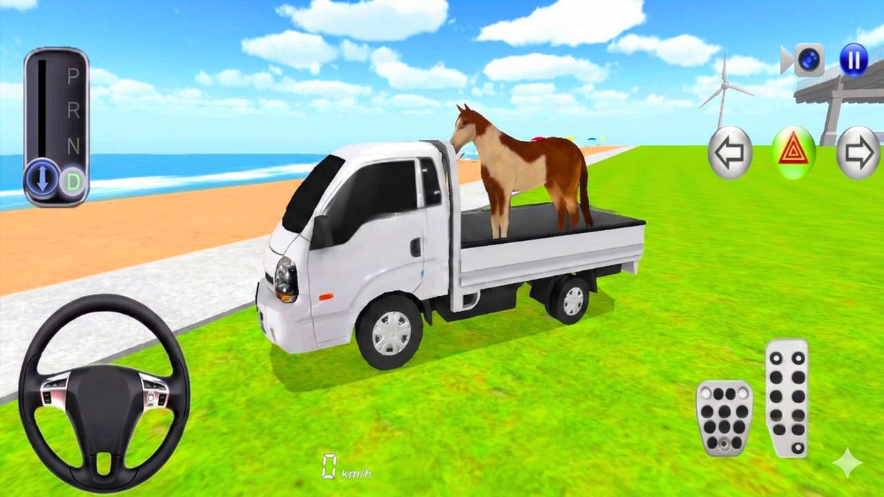 New Orange Mercedes-Benz Double Trailer Car Parking 🚗 | 3D Driving Class Gameplay