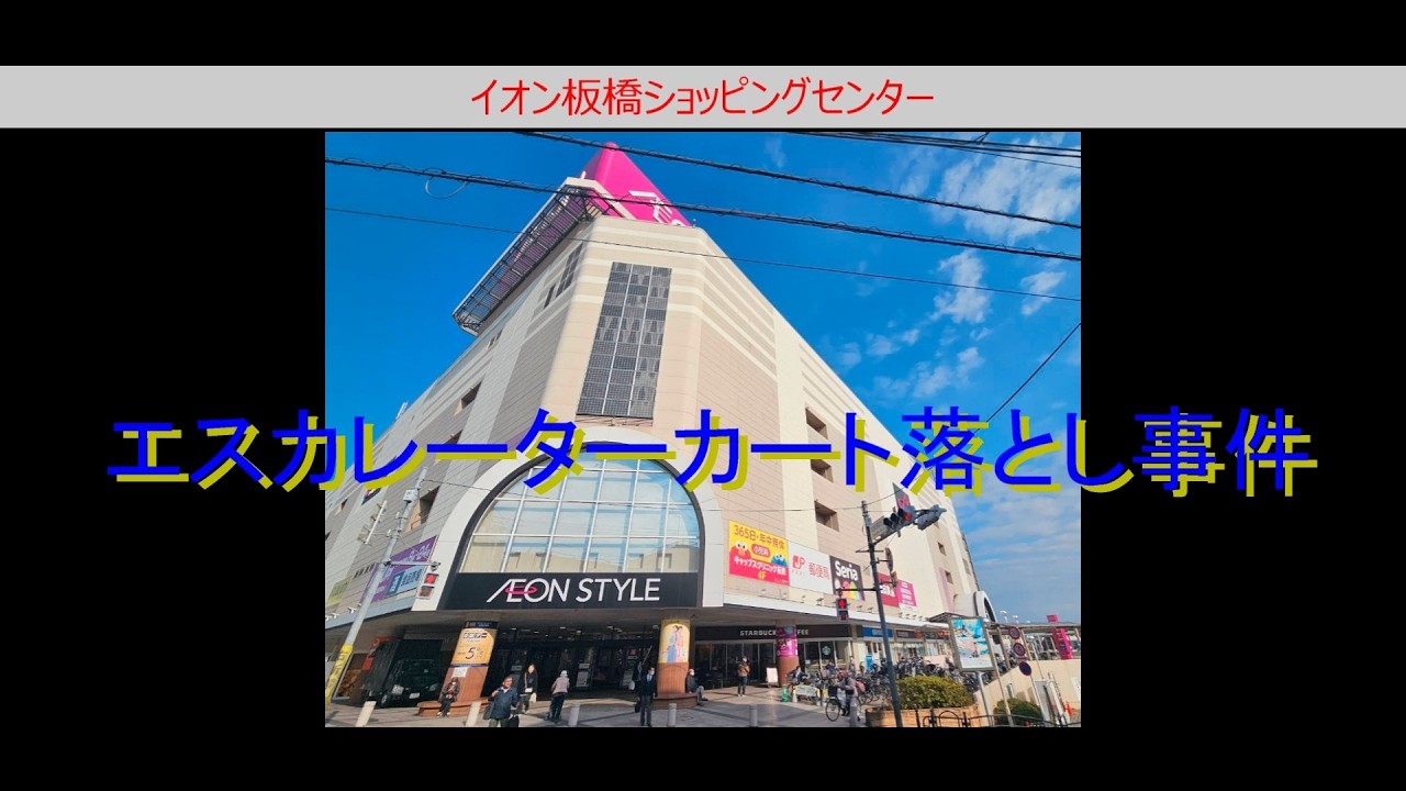 【日本の事件】エスカレーターカート落とし事件