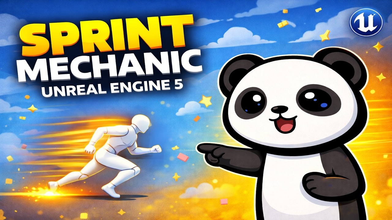 Make a Sprint System in Unreal Engine 5 – Easy Blueprint Tutorial