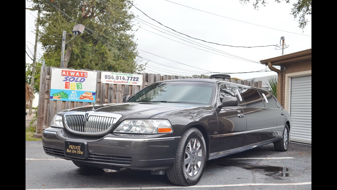 Ultra-Luxury 2006 Lincoln Town Car Stretch Limo – Low Miles, No Rust! 🚗✨ #LuxuryRide #StretchLimo