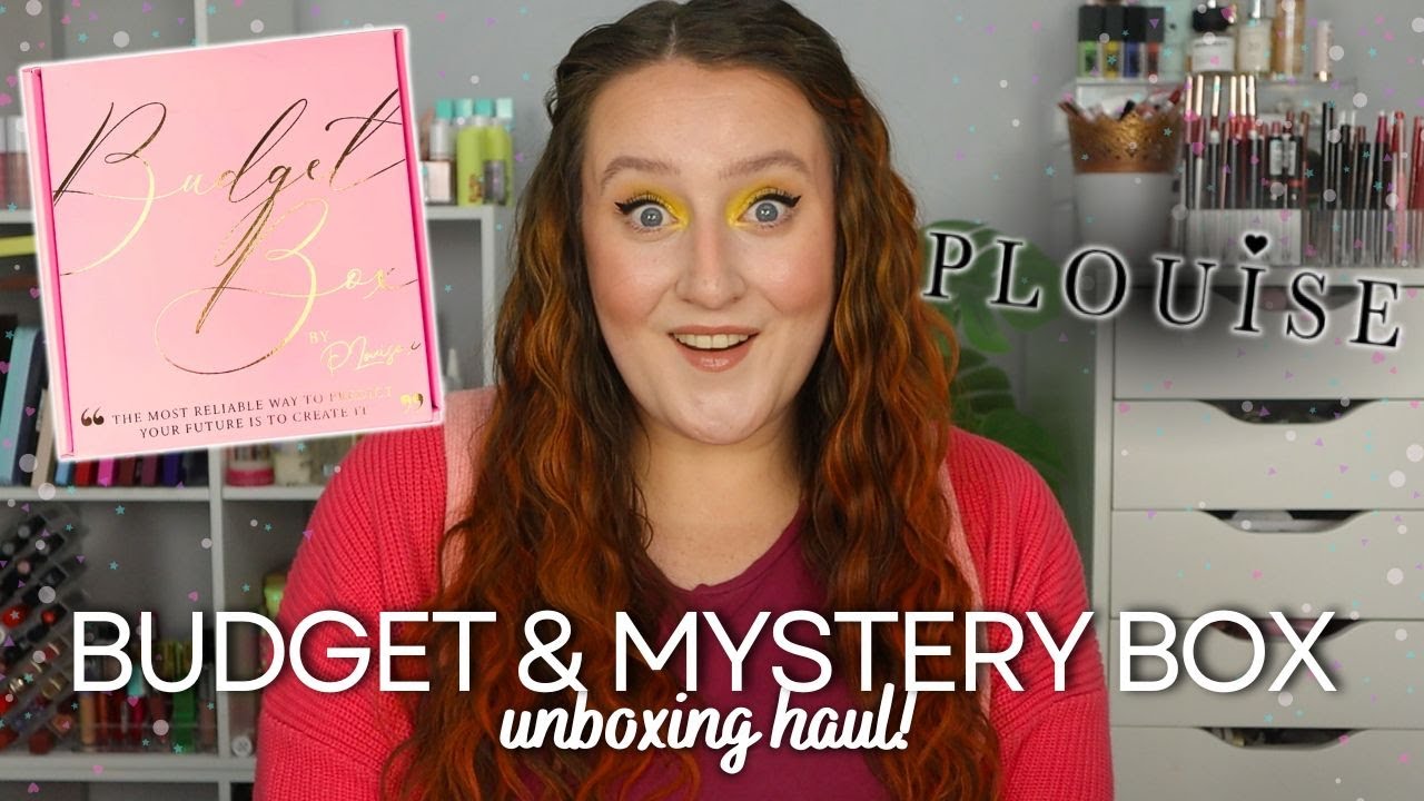 PLOUISE MONTHLY *BUDGET BOX & TIKTOK MYSTERY BUNDLE!* Unboxing Haul New Subscription Makeup Review